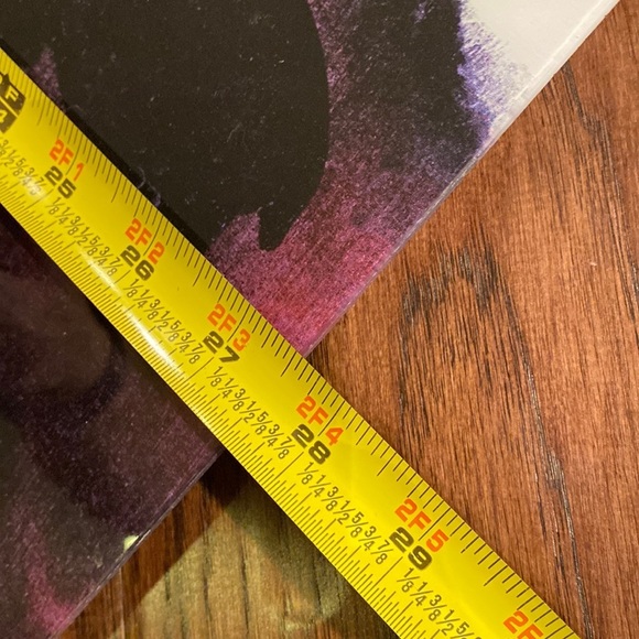 Fuchsia Black wall hanging decor dark purple & white IKEA picture - Picture 4 of 8